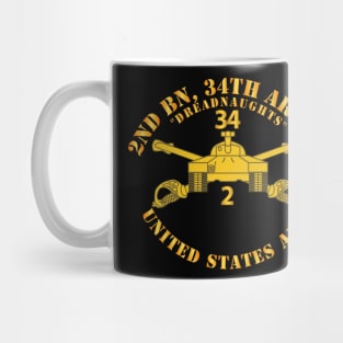 2nd Bn 34th Armor - Dreadnaughts - Armor Branch Mug